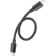 Дата кабель USB-C to Lightning 0.25m Hyper PD X96 black HOCO - зображення 3