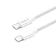 Дата кабель USB-C to USB-C 2.0m 3A 65W white ColorWay - изображение 4