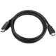 Кабель мультимедійний DisplayPort M to HDMI M 1.0m - зображення 1