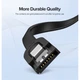 Кабель передачі даних SATA 3 Data Cable 0.5m 90° corner US217 Black Ugreen - зображення 3