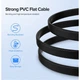 Кабель передачі даних SATA 3 Data Cable 0.5m 90° corner US217 Black Ugreen - зображення 4