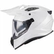 Туринговий ендуро мотошолом MT Helmets Track SV Pure A0 Gloss White S - зображення 2