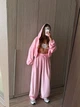 Женский костюм повседневный розовый 42-46 г1457.050 - изображение 1