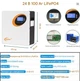 Літійова батарея jsdsolar 24 В 100 Ач LiFePO4, Powerwall 2,5 кВт⋅год з BMS, понад 6000 циклів паралельного підключення для автономного резервного сонячного живлення. - зображення 2
