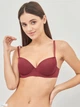 Бюстгальтер бесшовный brabrabra 108С 80E Бордовый (6907207945070) - изображение 1