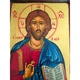 Греческая писаная икона Иисус Христос Спаситель 23,5×29 см - изображение 8