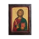 Писаная греческая икона Иисус Христос Спаситель 17×23 см - изображение 2