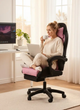 Игровое кресло DIEGO Fabric X Pink Геймерское кресло тканевое с регулировкой - изображение 10