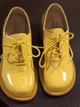Жіночі лаковані туфлі зі шнурівкою Teetspace 36 жовті - зображення 9