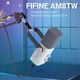 Мікрофон Fifine (AM8TW) USB/XLR White (AM8TW) - зображення 4
