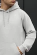 Мужской Худи Стаф Белый Однотонный С Логотипом Спортивный Staff Re White Logo XL (401321) - изображение 3