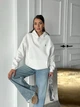 Женский Худи Брендовый Поло Хлопковый Белый С Капюшоном Polo XL (365063) - изображение 2