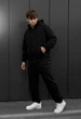 Спортивный костюм мужской стаф черный оверсайз Staff fin black oversize XS (400895) - изображение 5