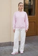 Женский Свитшот Стаф Розовый Однотонный Спортивный Staff Zy Pink XXS (400894) - изображение 4