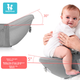 Хіпсит-переноска Baby Friend для носіння дитини спереду та ззаду, дихаючий, рожевий - зображення 8