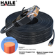 Патч-корд HAILE HT-7508-15M Cat 6 мідь зовнішній 1 Гбіт/с 15 м Чорний - зображення 4