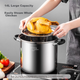 Кастрюля MAXCOOK MCT4893 из нержавеющей стали 304 с двойным дном для газа и индукции, 30 см - изображение 5