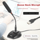 Микрофон Depusheng U130 конденсаторный USB на гибкой стойке настольный - изображение 5
