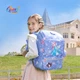 Детский рюкзак GMT for Kids, легкий, с защитой позвоночника и снижением нагрузки, наплечный рюкзак для учеников начальной школы, большой вместимости, подарок для девочек 1-4 классов, дизайн «Холодное сердце» - изображение 4