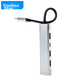 Хаб-док-станція Youlianxing Type-C 3.2 Gen2, 4 порти USB, 10 Гбіт/с, для ноутбуків - зображення 10
