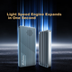 FANXIANG M.2 NVMe портативный корпус для жесткого диска, совместимый с USB4, Thunderbolt 4/3, скорость 40 Гбит/с, подходит для Mac Mini, ноутбуков, SSD, внешний корпус MP400 - изображение 4