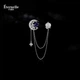 Брошь Eternelle Eternal Moonlight Starry Sky с кисточкой, в виде цветка, на лацкан - изображение 7