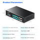 Коммутатор Huigu HG-1006GP гигабитный на 6 портов с 4 портами PoE - изображение 4