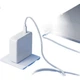 Зарядний пристрій Jichuan PD 96 Вт з кабелем Type-C для MacBook Pro 14/16 A2141/A2166/A2179 - зображення 3