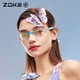 Очки для плавания стартовые зеркальные ZOKE 624501212-1, серо-синие - изображение 3