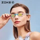 Очки для плавания стартовые зеркальные ZOKE 624501212-1, серо-синие - изображение 4