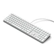 Клавіатура Satechi Slim LX3 Wired USB A/USB C QWERTY Grey (810086363483) - зображення 1
