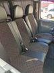 Універсальні чохли на сидіння для Citroen Jumpy (Сітроєн Джампі) I 1995-2007 (1+2), шкіра та алькантара, чорні з червоною ниткою - зображення 2