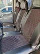 Універсальні чохли на сидіння для Citroen Jumpy (Сітроєн Джампі) I 1995-2007 (1+2), шкіра та алькантара, чорні з червоною ниткою - зображення 4