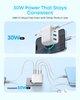 Мережевий зарядний пристрій Anker Zolo Charger - 50W, 2xUSB-C & 2xUSB-A White (7285027) - изображение 4