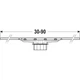 Решітка для душового каналу Geberit CleanLine30 154.501.KS.1 L30-90см, нержавіюча сталь матова - зображення 4
