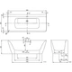 Ванна кварилова Villeroy&Boch Subway 3.0 uBQ180SBW9CS00V-01 180x80, білий - изображение 4