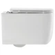 Унітаз підвісний Devit Grid DGR0760111W безобідковий з кришкою soft-close та Vortex Flush, білий - изображение 3