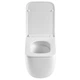 Унітаз підвісний Devit Grid DGR0760111W безобідковий з кришкою soft-close та Vortex Flush, білий - изображение 8