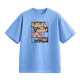 Футболка з вишивкою унісекс блакитний XL-3XL розмір Naruto - зображення 1