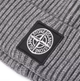 Шапка-бини Stone Island серого цвета, One size (универсальный размер), Унисекс. - изображение 2