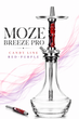 Кальян Moze Breeze Pro Candy Line Red-Purple 48см нержавеющая сталь красно-фиолетовый с диффузором - изображение 1
