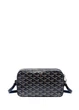 Премиальная сумка через плечо Goyard темно-синего цвета. - изображение 1