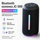 Портативная Bluetooth колонка JC-500 10 Вт с подсветкой RGB LED, аккумуляторная беспроводная мини-колонка - изображение 1
