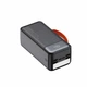 Повербанк 50000 mah 22.5W Qinetiq RQ-50 с LED дисплеем и быстрой зарядкой PD/QC 3 порта кабель Type-C в комплекте powerbank 50 000 павербанк для телефона apple айфона iphone самсунг samsung роутера универсальный павер банк с фонариком + кабель gray - изображение 8