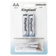 Комплект аккумуляторных батарей AA Kingtianli 2шт. с разъемом Type-C на 1.5V/3500 mAh (10597) - изображение 4