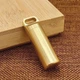 Edc таблетница латунная капсула-контейнер Brass М - изображение 1