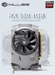 Дискретная видеокарта MLLSE Radeon RX 550, 4 GB GDDR5, 128-bit / DVI, DisplayPort, HDMI - изображение 6