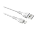 Кабель BOROFONE BX51 USB to iP 2.4A,1m, PVC, PVC connectors, White - изображение 3