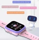 Дитячий смарт годинник Lemfo CT07 з GPS трекером та 4G SIM картою, годинник-телефон для дитини з прослушкою, кнопкою SOS, пам’яттю 8 ГБ та камерою До 4 днів роботи Рожевий - зображення 5