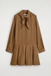 Сукня жіноча COS scarf-detail dropped-waist mini dress 1304885002 Eur 36 Коричневий - зображення 5